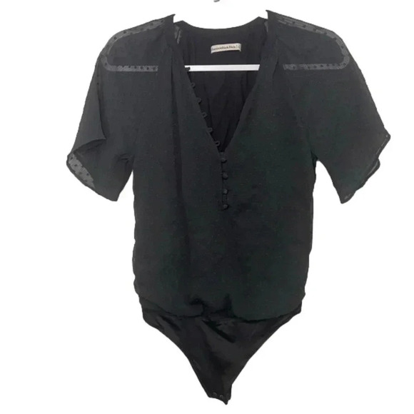 ☀️Abercrombie & Fitch Black Bodysuit - Picture 1 of 5